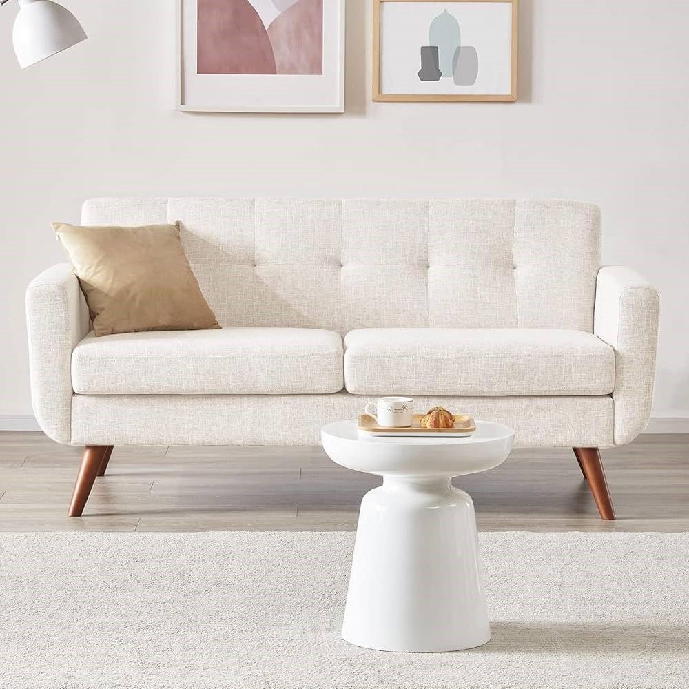 White 2 Seat Sofa