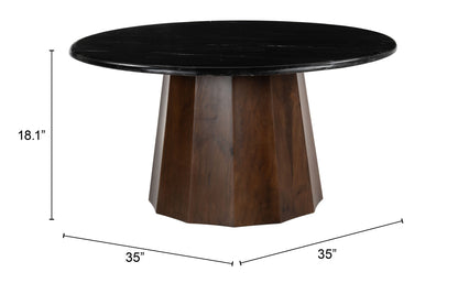 Aipe Coffee Table Black & Brown