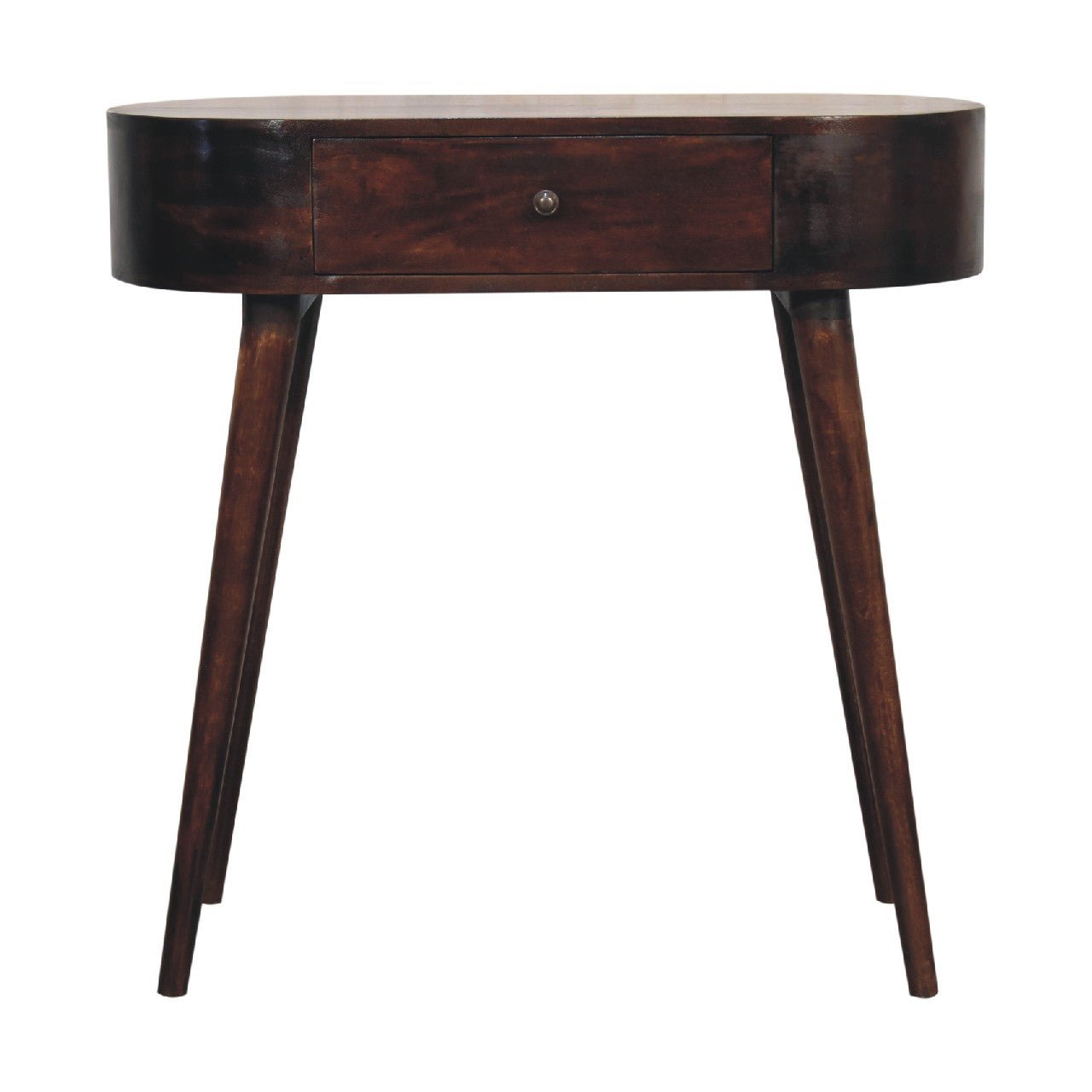 Albion Light Walnut Console Table - The Sturdy Wood Company