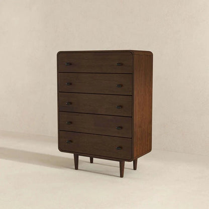 Alexa Mid Century Modern Dresser 5 Drawer - The Sturdy Wood Company