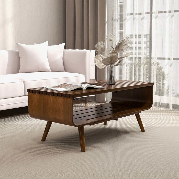 Alice Coffee Table Walnut - The Sturdy Wood Company