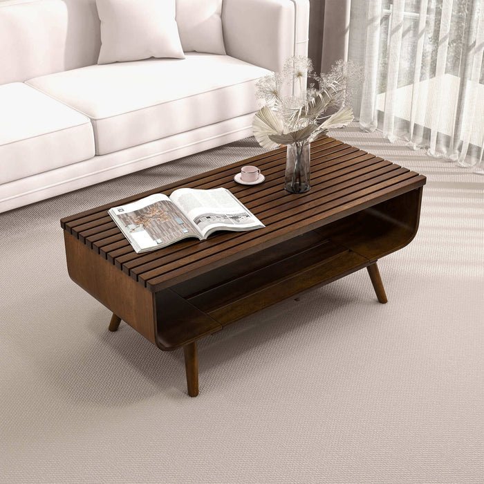 Alice Coffee Table Walnut - The Sturdy Wood Company