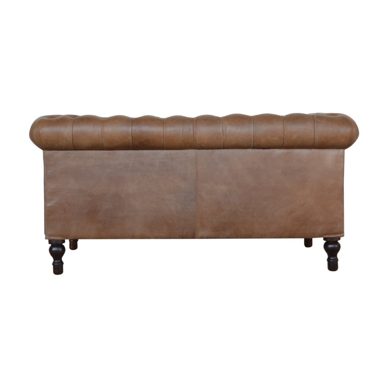 Buffalo Leather Chesterfield Sofa - The Sturdy Wood Company