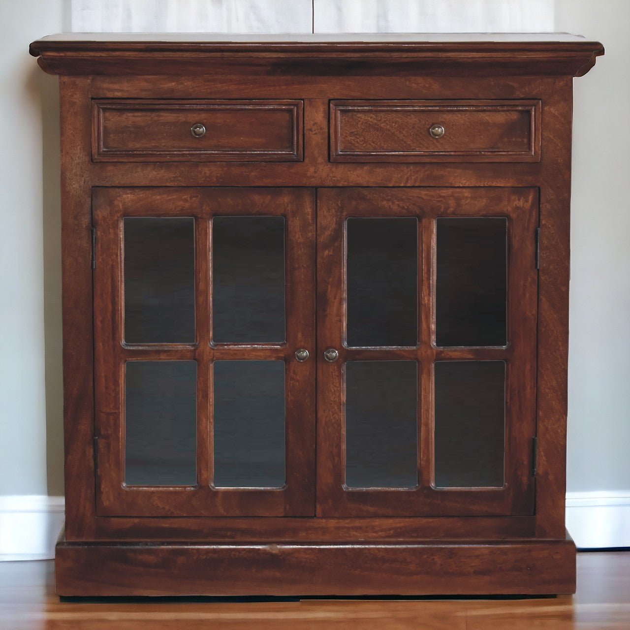 Cherry Glazed Cabinet - The Sturdy Wood Company