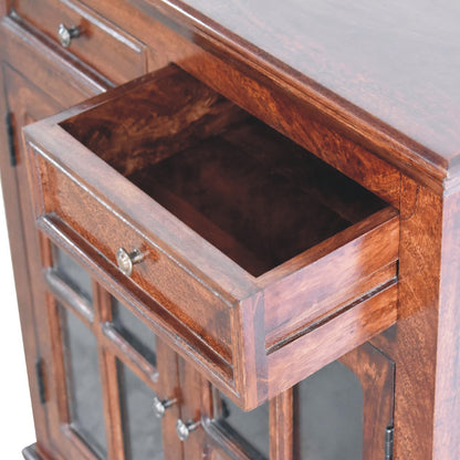 Cherry Glazed Cabinet - The Sturdy Wood Company