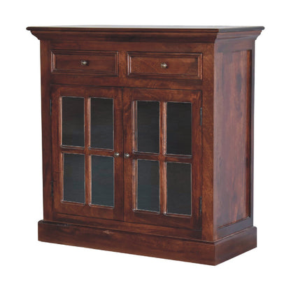 Cherry Glazed Cabinet - The Sturdy Wood Company