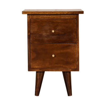 Chestnut Bedside Table - The Sturdy Wood Company