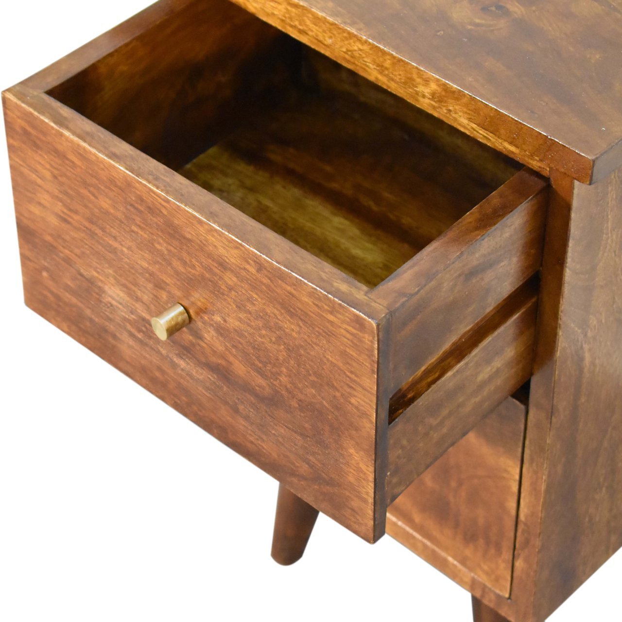 Chestnut Bedside Table - The Sturdy Wood Company