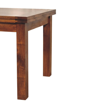 Chestnut Butterfly Dining Table - The Sturdy Wood Company