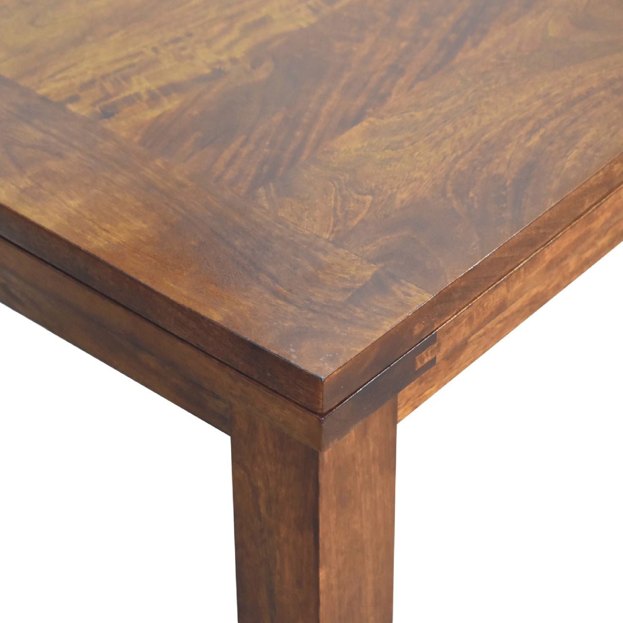 Chestnut Butterfly Dining Table - The Sturdy Wood Company