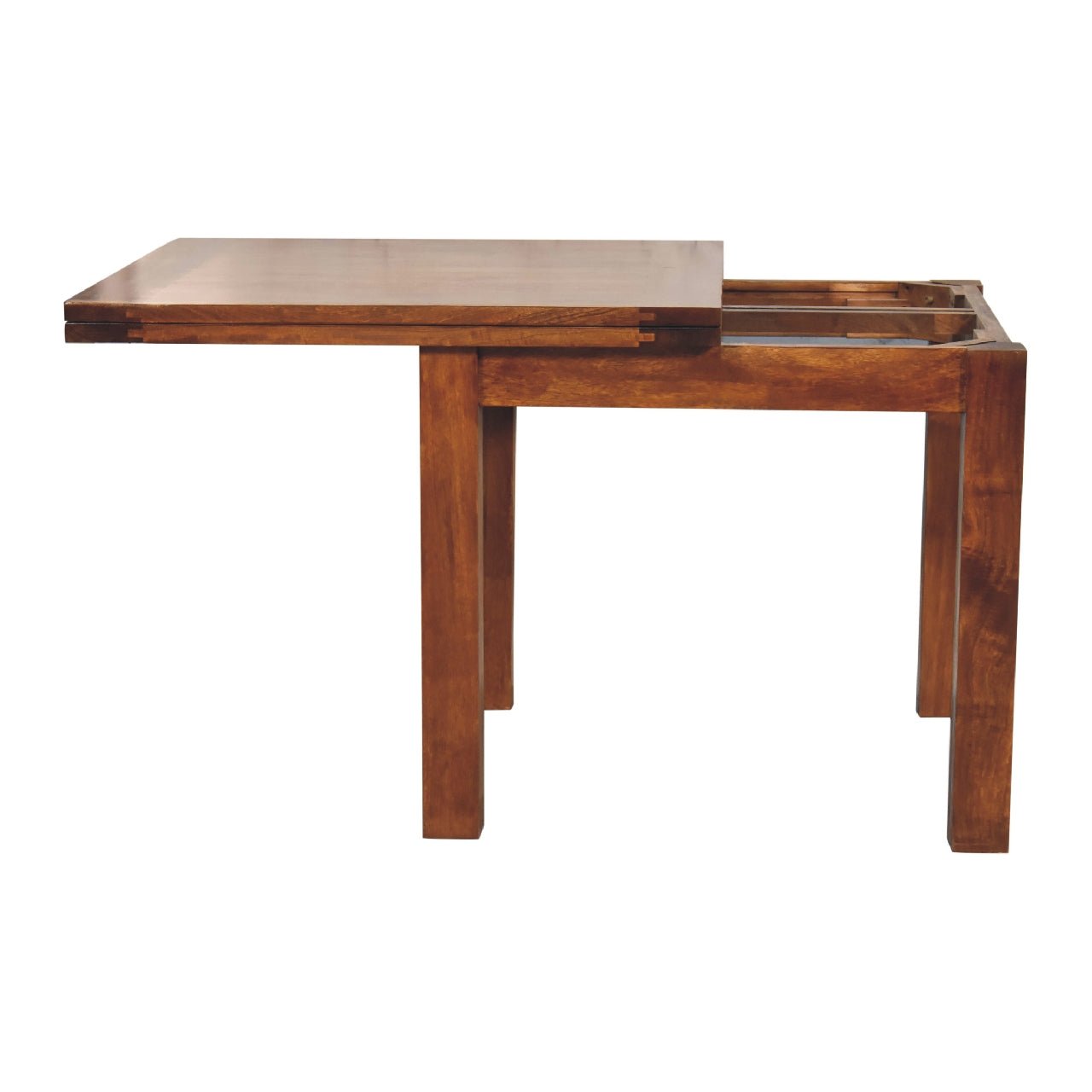 Chestnut Butterfly Dining Table - The Sturdy Wood Company