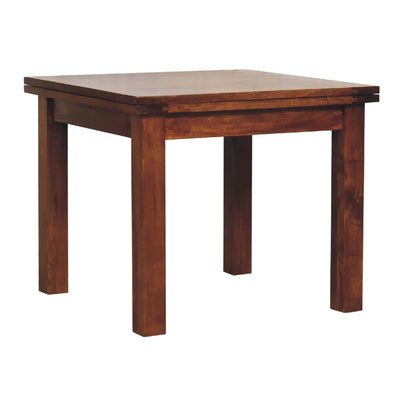 Chestnut Butterfly Dining Table - The Sturdy Wood Company