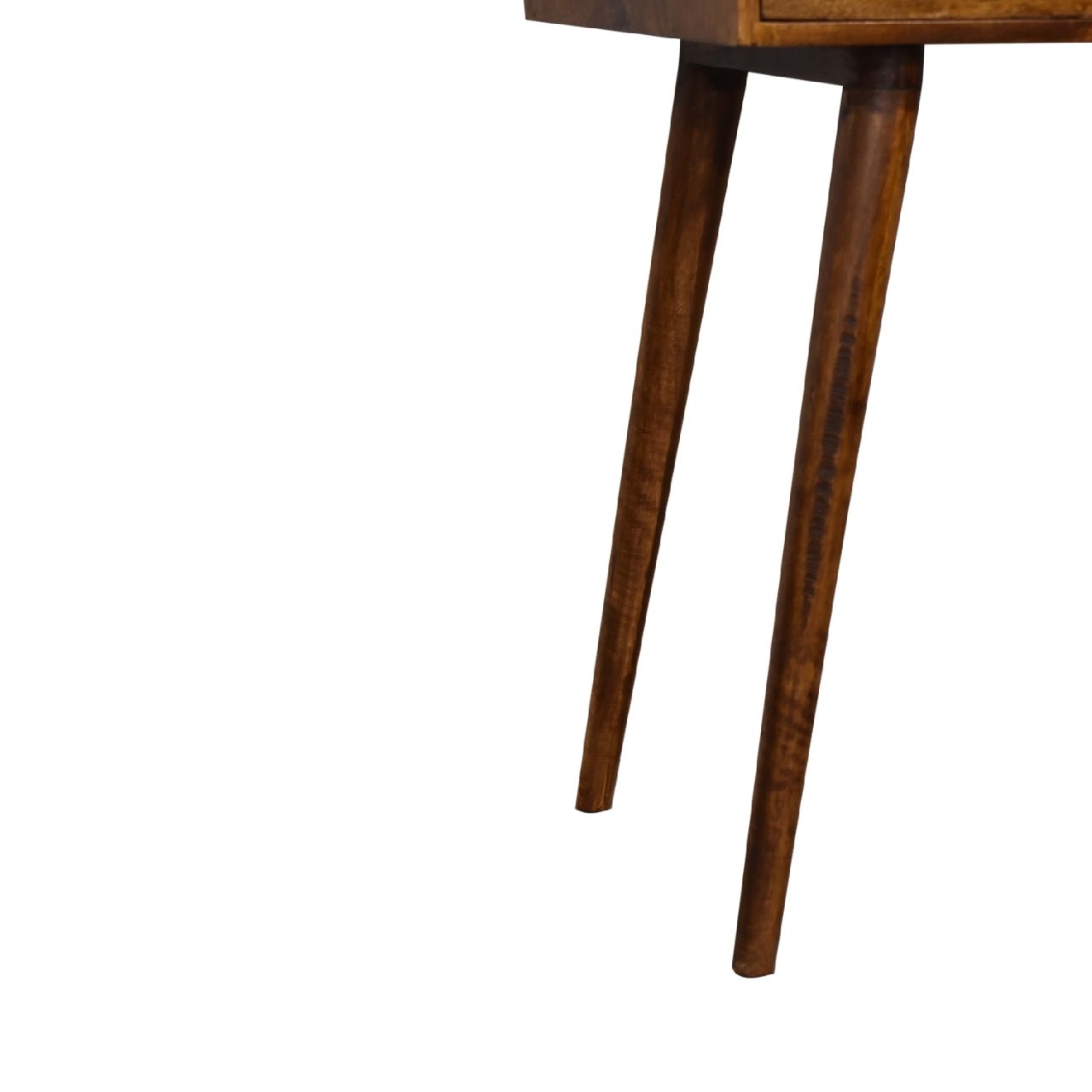 Chestnut Foldable Mirror Table - The Sturdy Wood Company