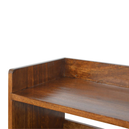 Chestnut Nordic Storage Bench - The Sturdy Wood Company