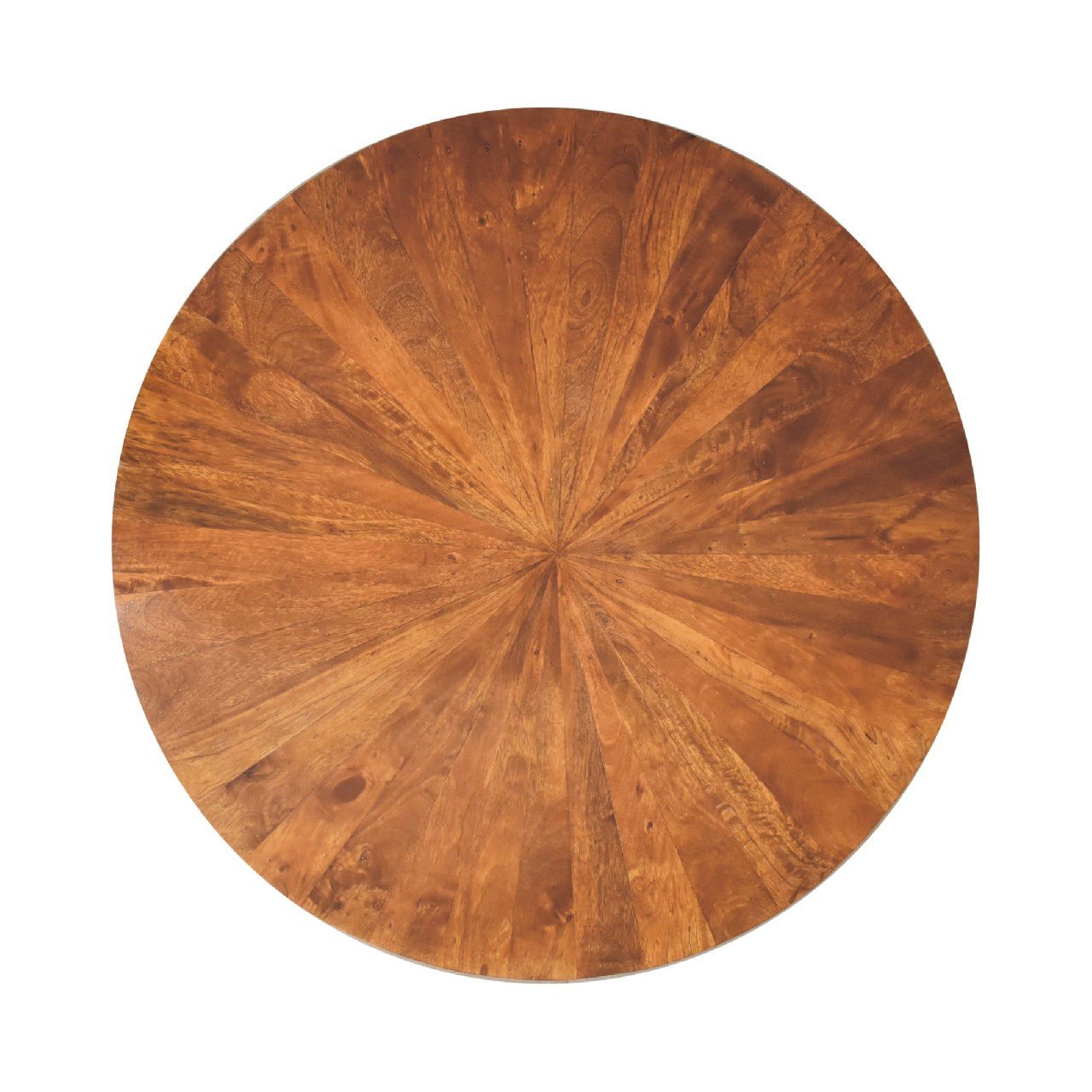 Chestnut Round Wooden Coffee Table - The Sturdy Wood Company