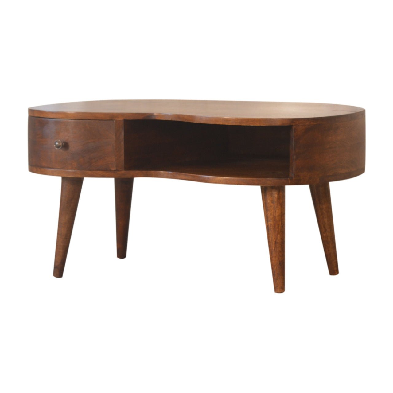 Chestnut Wave Coffee Table - The Sturdy Wood Company