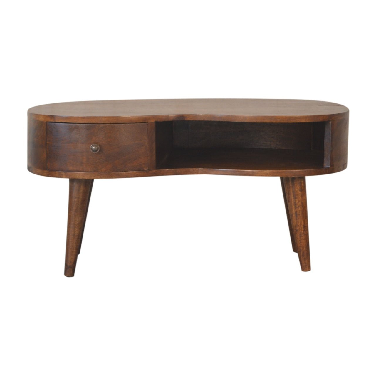 Chestnut Wave Coffee Table - The Sturdy Wood Company