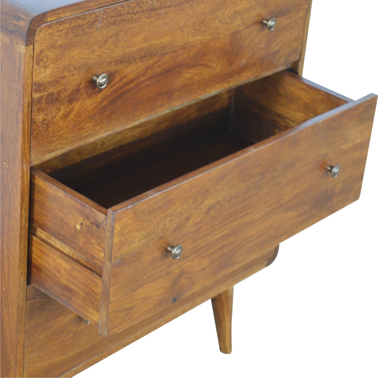 Curved Chestnut Chest - The Sturdy Wood Company