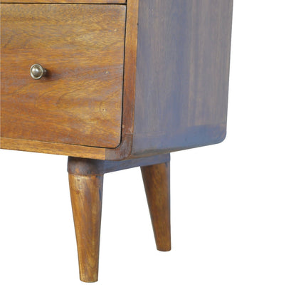 Curved Chestnut Chest - The Sturdy Wood Company