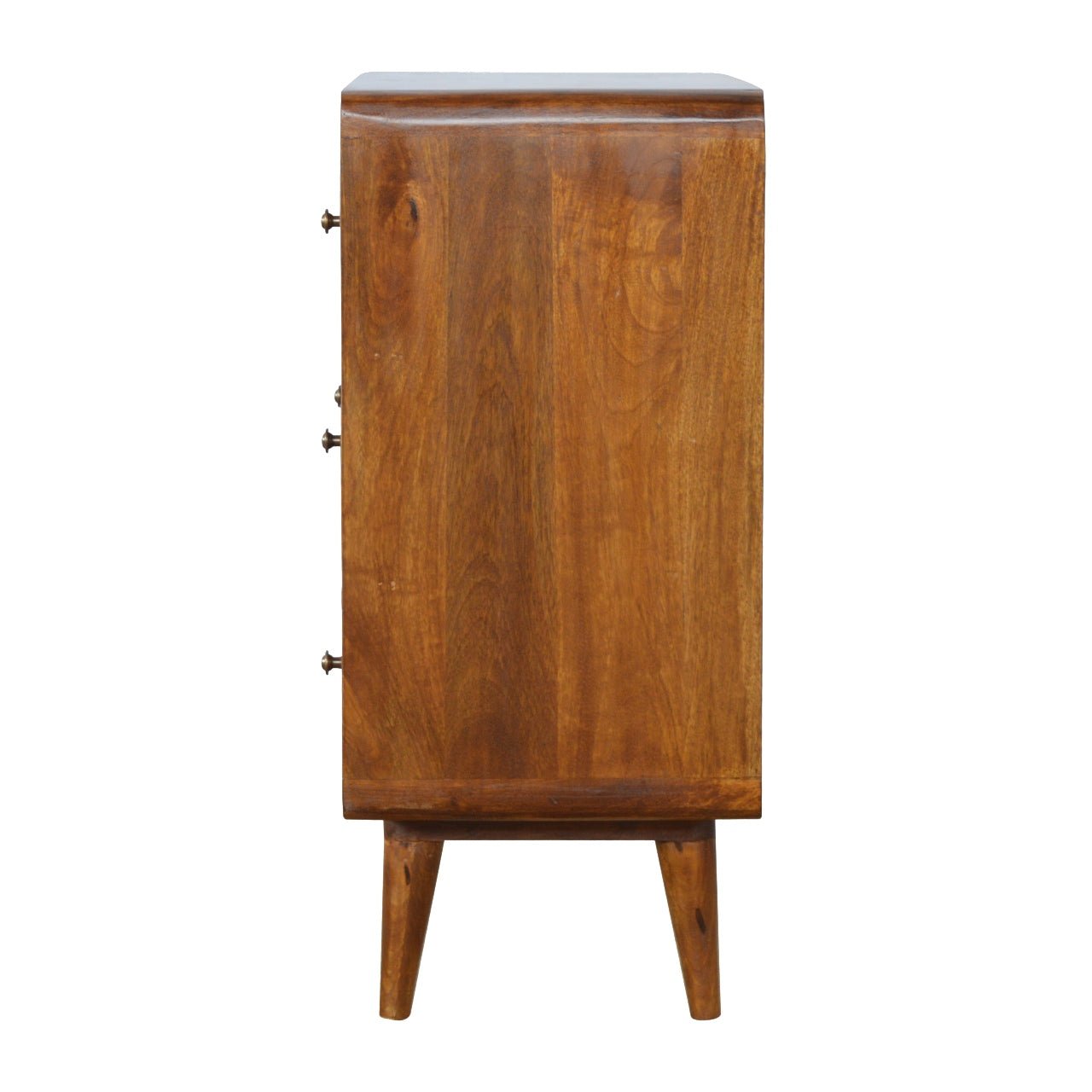 Curved Chestnut Chest - The Sturdy Wood Company