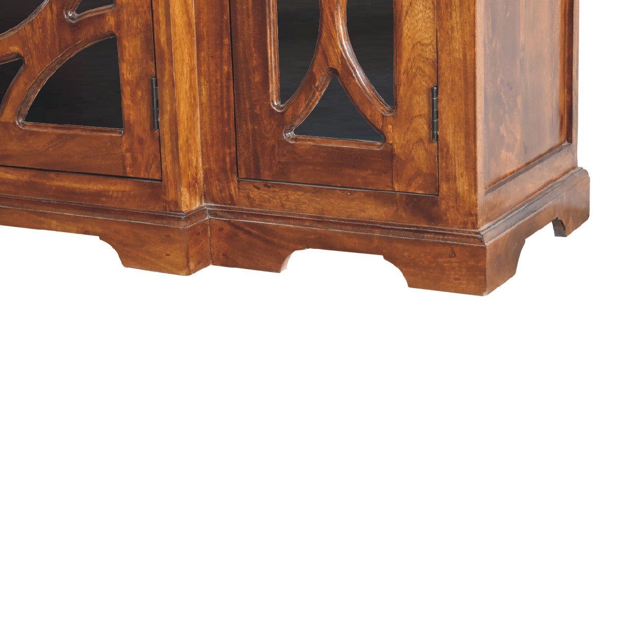 Glazed Carve Chestnut Sideboard - The Sturdy Wood Company