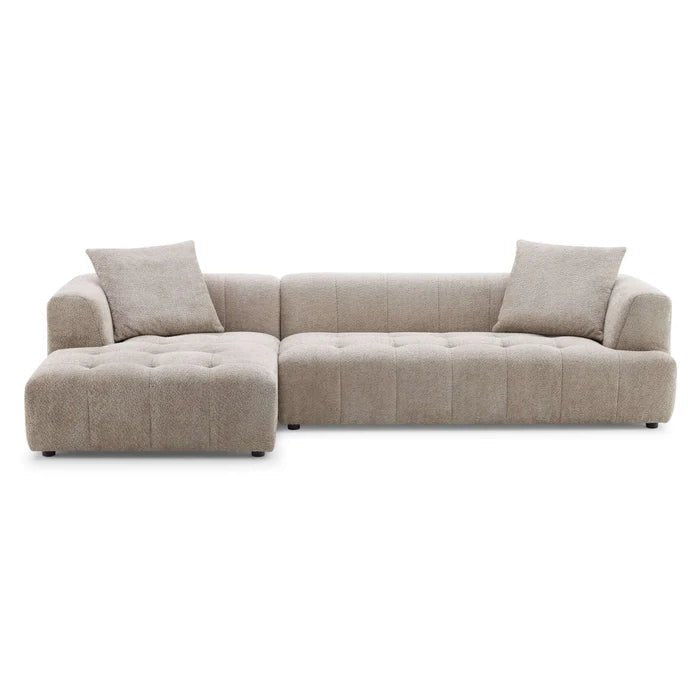 Kaynes Boucle Sectional Sofa - The Sturdy Wood Company