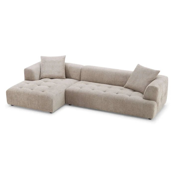 Kaynes Boucle Sectional Sofa - The Sturdy Wood Company