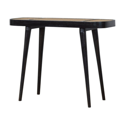 Larissa Carbon Black Console Table - The Sturdy Wood Company