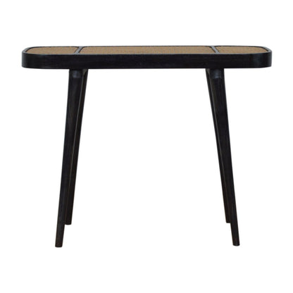 Larissa Carbon Black Console Table - The Sturdy Wood Company