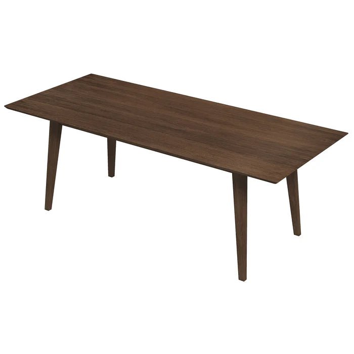 Levi Modern Style Solid Wood Rectangular Dining Kitchen Table 86" - The Sturdy Wood Company