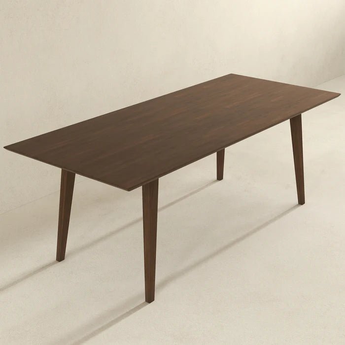 Levi Modern Style Solid Wood Rectangular Dining Kitchen Table 86" - The Sturdy Wood Company