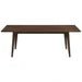 Levi Modern Style Solid Wood Rectangular Dining Kitchen Table 86" - The Sturdy Wood Company