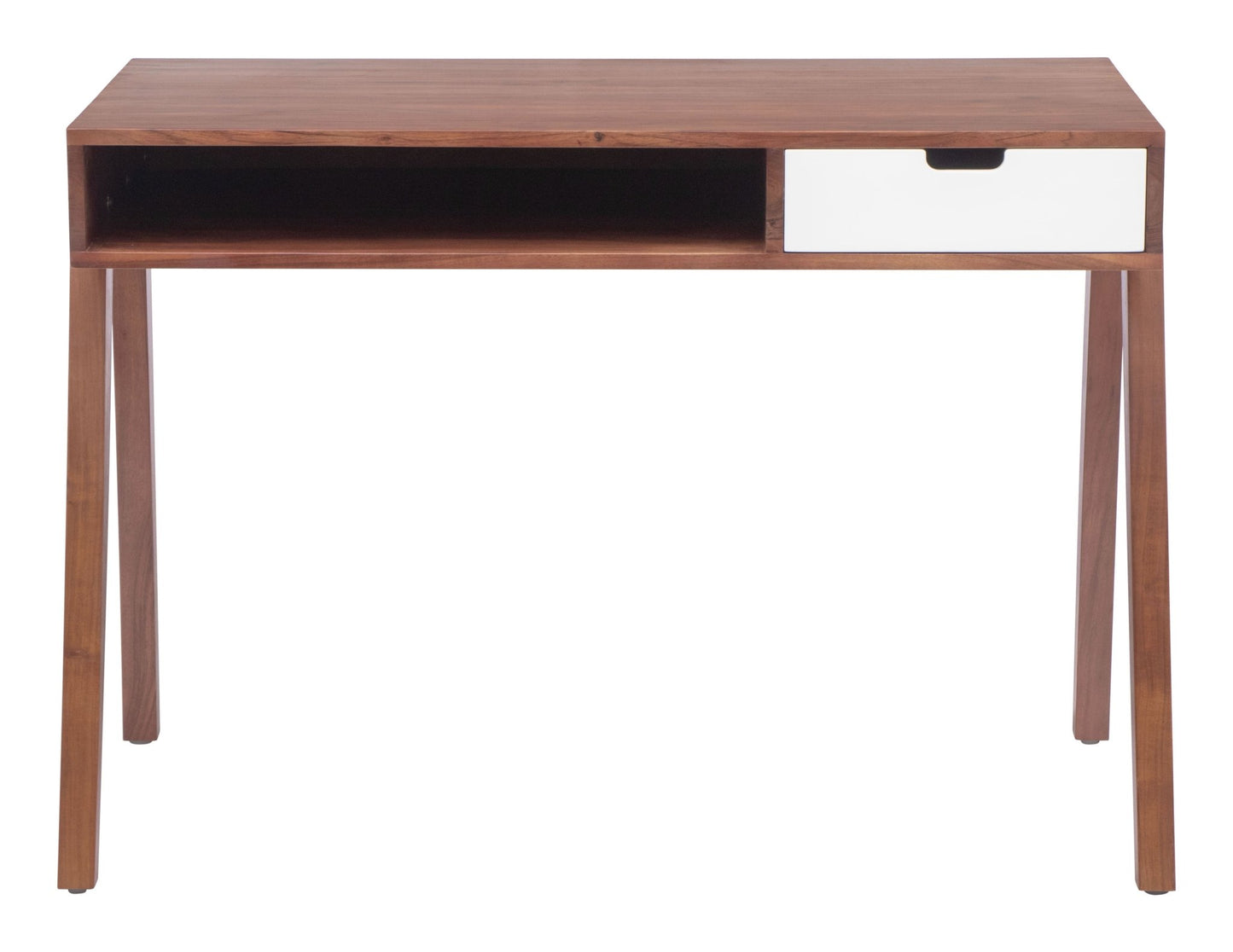 Linea Desk Walnut - The Sturdy Wood Company