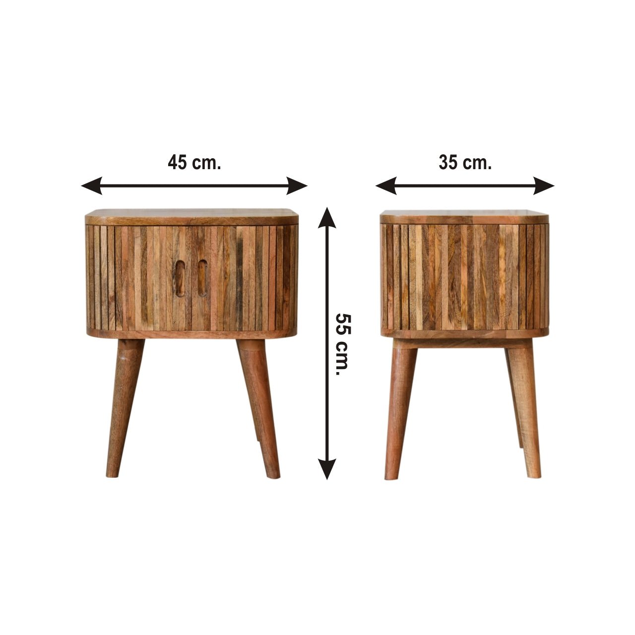 Mokka Bedside - The Sturdy Wood Company