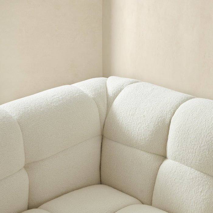 Morrison Sofa (Cream Boucle) - The Sturdy Wood Company