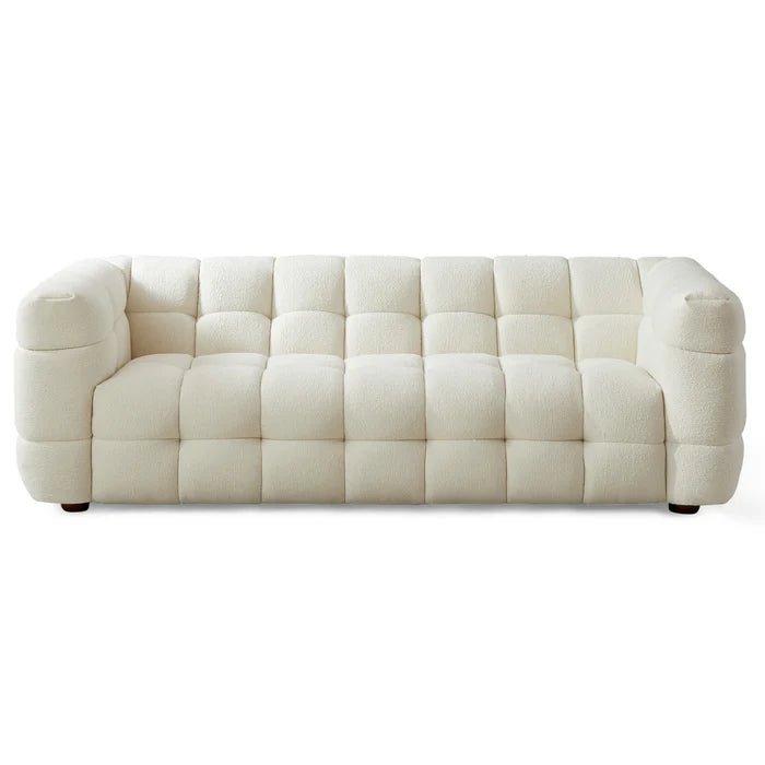 Morrison Sofa (Cream Boucle) - The Sturdy Wood Company