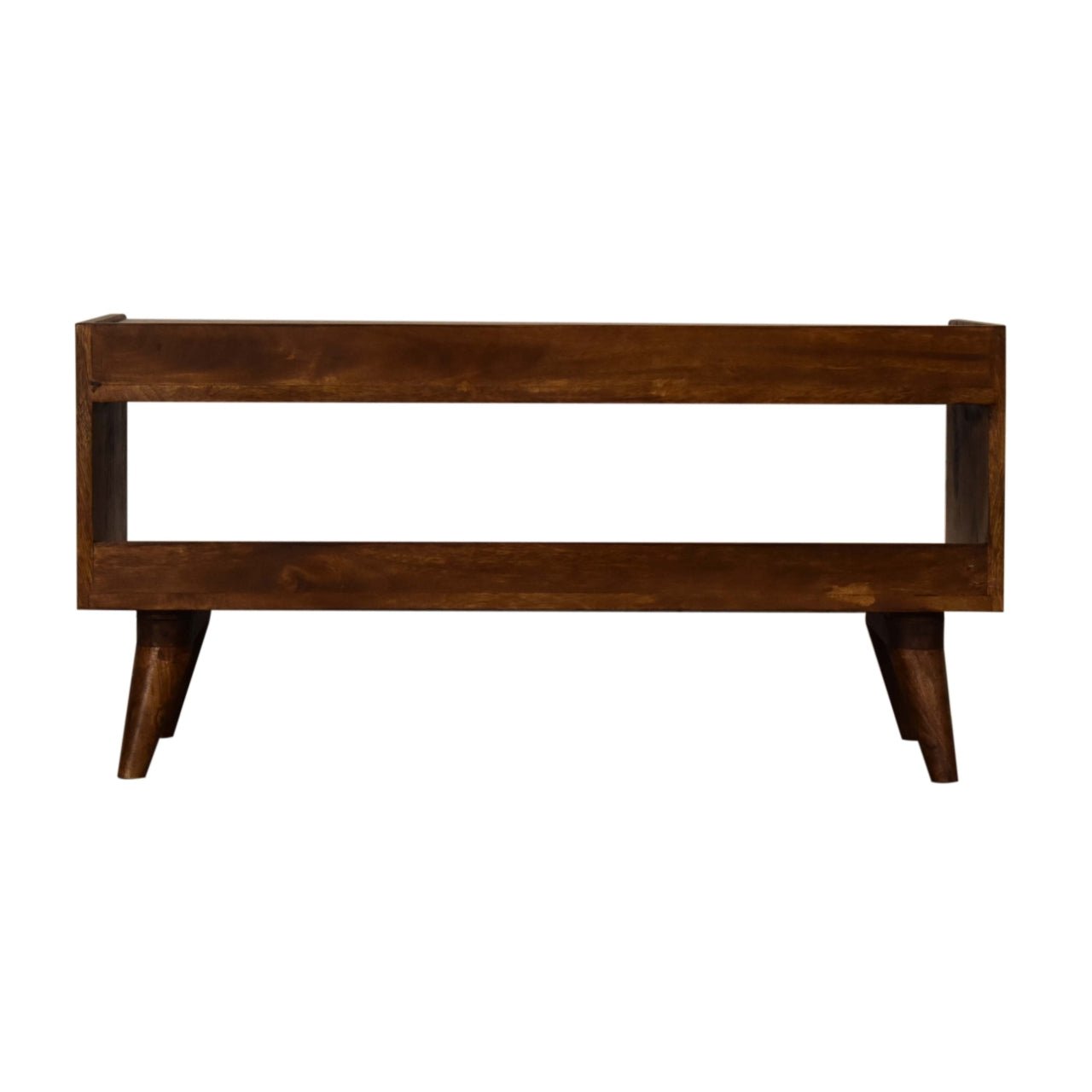 Mud Linen Nordic Storage Bench - The Sturdy Wood Company