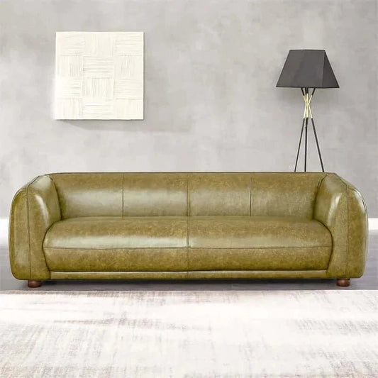 Natalie Luxury Italian Leather Sofa - The Sturdy Wood Company