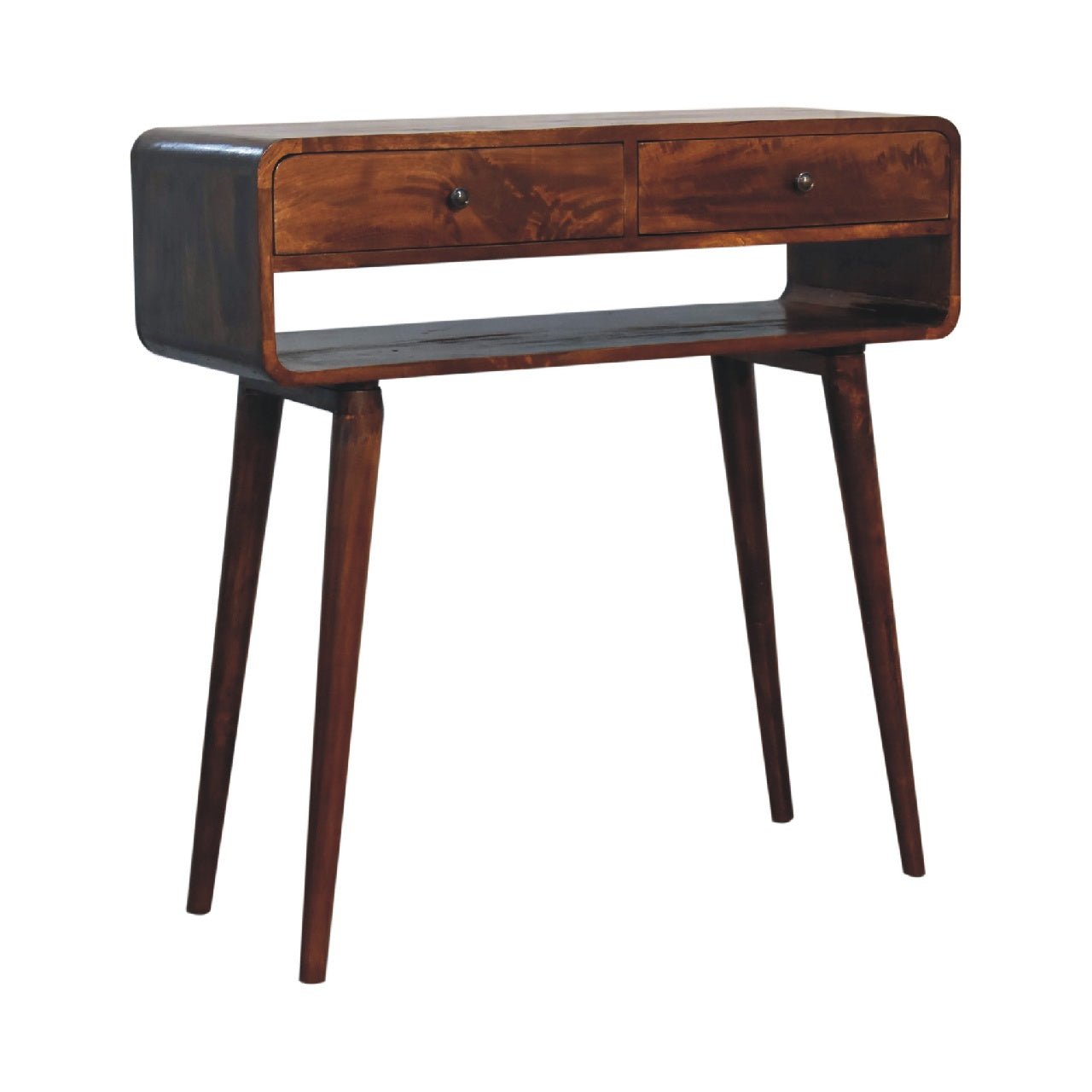 Sonata Chestnut Console Table - The Sturdy Wood Company