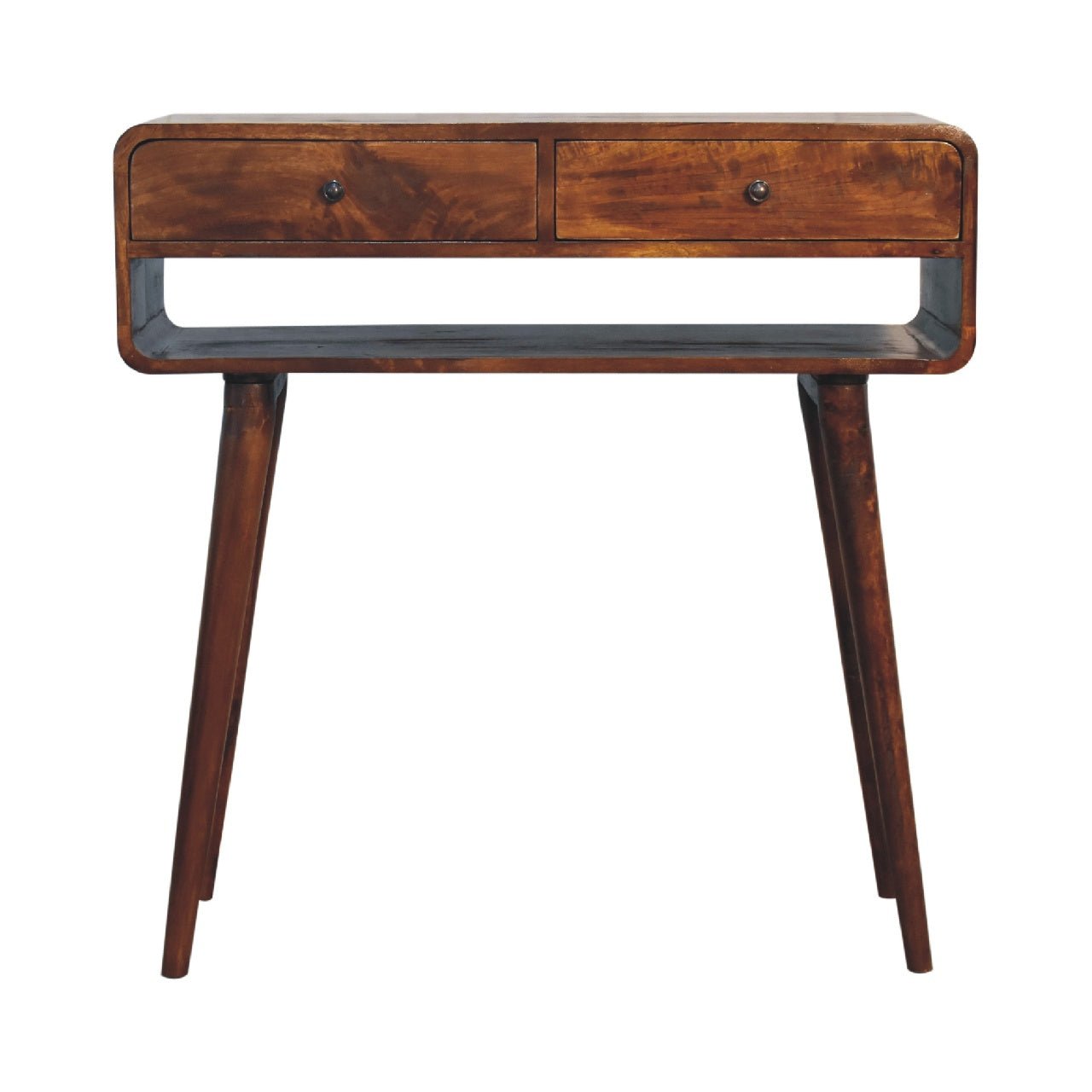 Sonata Chestnut Console Table - The Sturdy Wood Company